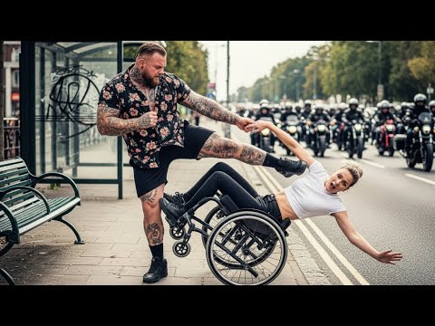 Видео: «Хулиганы толкнули девочку-инвалида… Но через минуту подъехали 99 байкеров!»