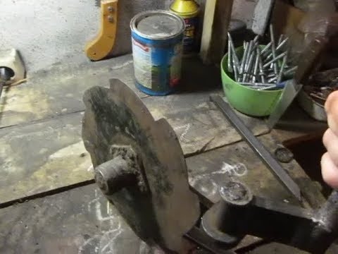 Видео: дисковый нож плуга(переделанное крепление)