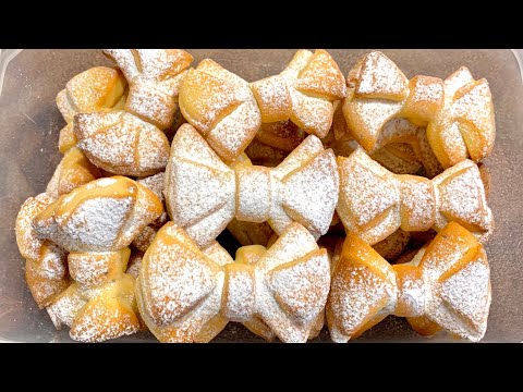 Видео: Бисквити Панделки - много бързи, лесни, вкусни и забавни / печенье Бантики - прикольно и вкусно