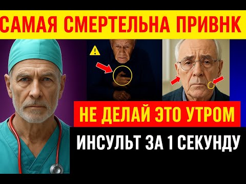 Видео: ВНИМАНИЕ! Эта утренняя ошибка ТРОЙНО увеличивает ваш риск инсульта после 60 лет! | Здоровье пожилых
