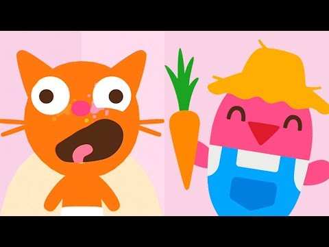 Видео: Малыши САГО МИНИ на ферме | Приключение котенка в детской игре