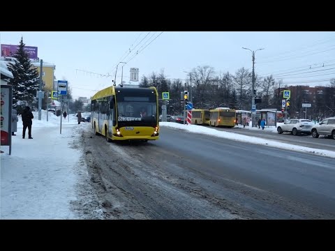 Видео: В Ярославле к выходу на линию готовят новые троллейбусы