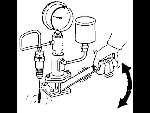 Видео: Регулировка дизельных форсунок. VP44 Adjustment of diesel injectors