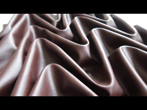 Видео: УВЕЛИЧЕННАЯ ВОЛНОВАЯ СБОРКА НА ИСКУССТВЕННОЙ КОЖЕ | Канадская техника сборки | Didsbury Art Studio