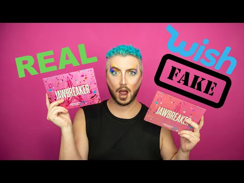 Видео: Сравнявам ИСТИНСКА и FAKE Jeffree Star палитра от WISH