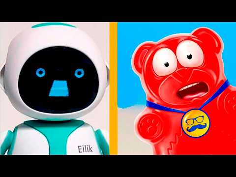 Видео: РОБОТ ЭЛИК И 15 ШКОЛЬНЫХ АНТИСТРЕССОВ ДЛЯ ЖЕЛЕЙНОГО МЕДВЕДЯ ВАЛЕРЫ