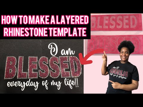 Видео: КАК СДЕЛАТЬ ШАБЛОН ИЗ СЛОИСТЫХ СТРАЗ С ПОМОЩЬЮ SILHOUETTE STUDIO || руководство для начинающих