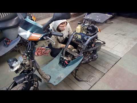 Видео: ВНИМАНИЕ! РЕМОНТ СКУТЕРА ПЕРЕШЕЛ В КОЛХОЗ!