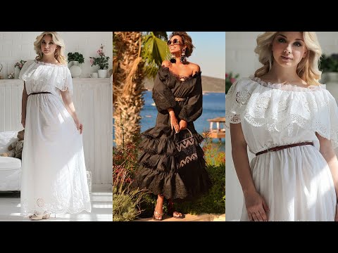 Видео: ШИКАРНЫЕ ПЛАТЬЯ САРАФАНЫ ИЗ КРУЖЕВА И ШИТЬЯ💕 МОДНЫЕ МОДЕЛИ 💕
