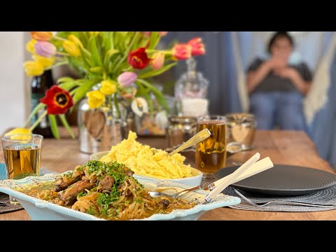 Видео: Шикарный Зимний Обед из того что было в Холодильнике👍Пюре-Рёбрышки-Капуста/Рецепт от Элины❤️