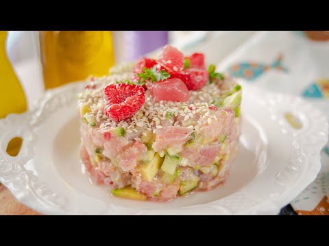 Видео: Моя любимая рыбная закуска ТАРТАР ИЗ ТУНЦА | летний рецепт