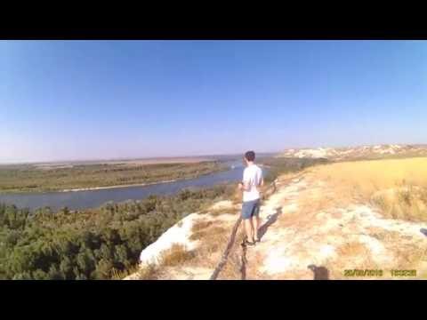 Видео: Дон, ст. Трехостровская август, Меловые горы, Капище огнепоклонников, паром.