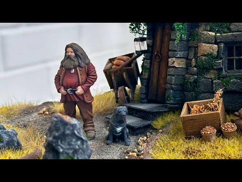 Видео: Realistic diorama Hagrid's Hut / Реалистичная диорама Хижина Хагрида