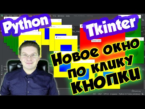 Видео: Как создать новое окно в Tkinter при нажатии на кнопку / уроки Python