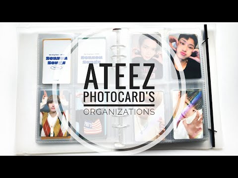 Видео: 🖤 ATEEZ photocard's organization | организация биндера и к-поп карт ЭЙТИЗ
