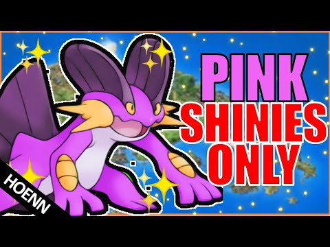 Видео: Сможете ли вы победить Pokémon Sapphire, используя только РОЗОВЫЕ Шайни?