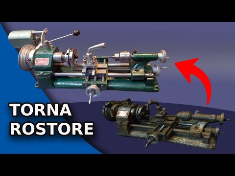 Видео: Реставрация микротокарного станка 1950-х годов - Emco Unimat Mod. ДБ200 # часть 1