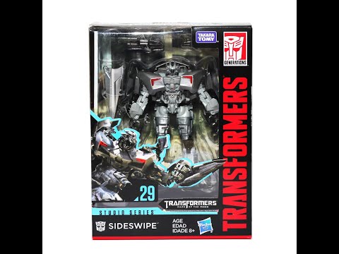 Видео: Обзор трансформера Sideswipe - Studio Series - SS-29 - Deluxe class. Музей Р-ТФ.