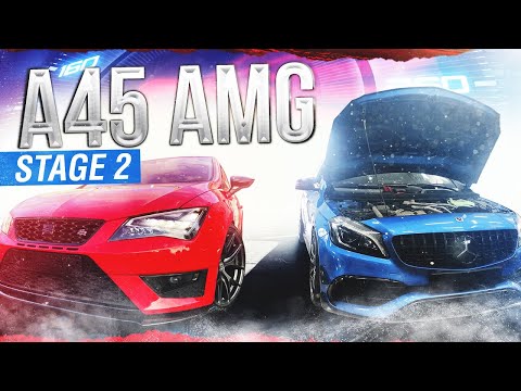 Видео: Mercedes A45 AMG стал быстрее? Доработки Stage 2