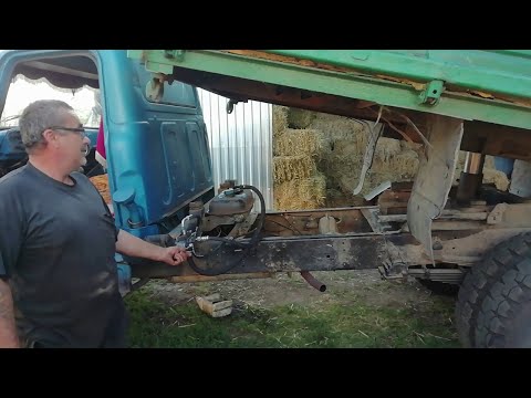 Видео: Установка и подключение гидрораспределителя Р-40 на Газ-53. Переделка штатного подъемника ГАЗ 53.