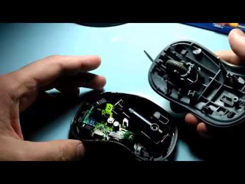 Видео: Чистка мыши Logitech