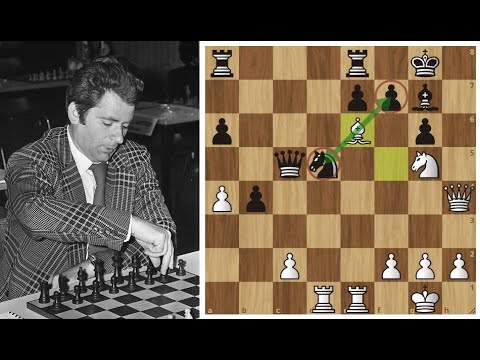 Видео: Красивая атака Спасского + Удар хоботярой! Шахматы.