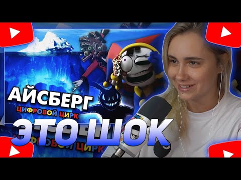 Видео: КСЮША КОБА СМОТРИТ: АЙСБЕРГ: ЦИФРОВОЙ ЦИРК. ЧТО ОН СКРЫВАЕТ? (The Amazing Digital Circus)