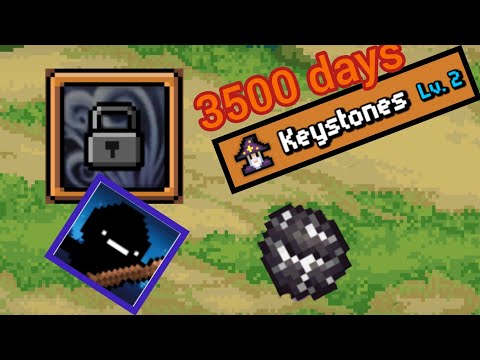 Видео: 3500 дней, прокачка keystone на Lv. 2(fates) в Days Bygone, новое заклинание з4