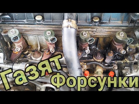 Видео: Citroen C5 замена медных шайб под форсунками.Газят форсунки.2.0HDI