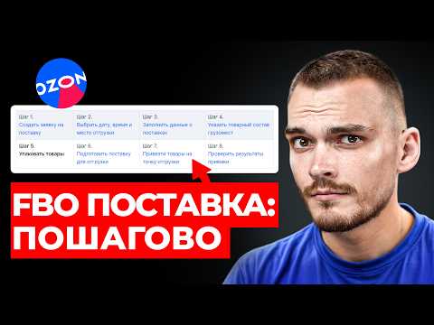 Видео: Как сделать FBO поставку на Озон? Пошаговая инструкция