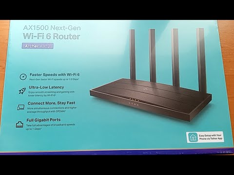 Видео: Бюджетный роутер WIFI 6 от TP LINK