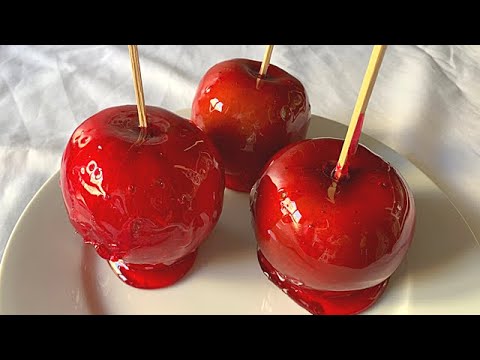 Видео: Яблоки в карамели  | Леденцы // Candy apples recipe 🍎🍏🍎