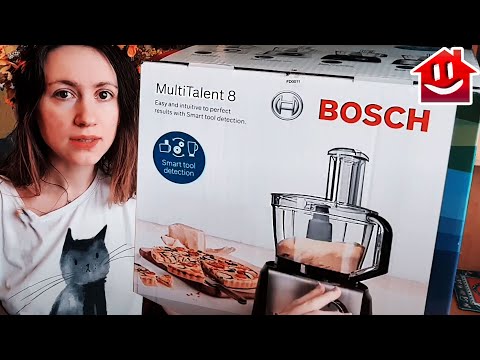 Видео: Обзор: кухонный комбайн BOSCH MultiTalent 8 (MC812S814)
