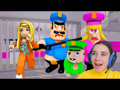 Видео: ПОБЕГ ОТ ПОЛИЦЕЙСКОЙ СЕМЬИ БРУНО в ROBLOX!