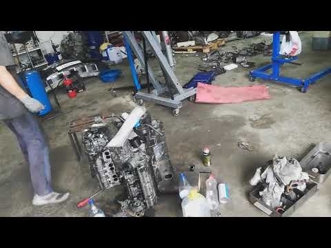 Видео: Контрактный OM642. Превращение OM642.850 в OM642.940 - 3 серия