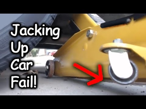 Видео: Как НЕ поднимать автомобиль на домкрате — ЭПИЧЕСКИЙ ПРОВАЛ — и извлеченные уроки