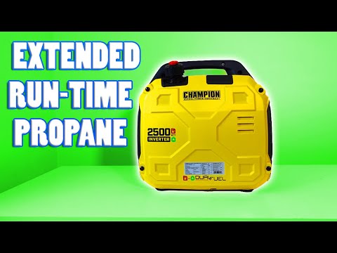 Видео: Двухтопливный инверторный генератор Champion 2500 (часть 2). Испытание на длительное время работы...