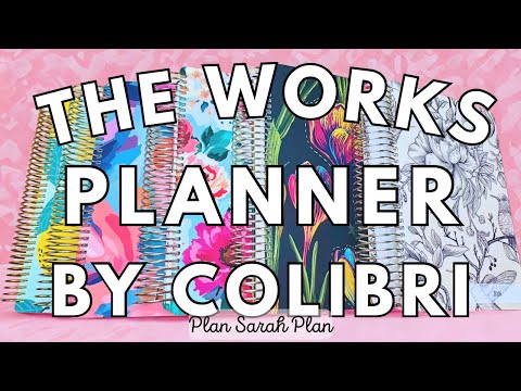 Видео: Colibri Paper Co. | The Works | Записная книжка | ВСЕ макеты | Скидка: PLANSARAHPLAN