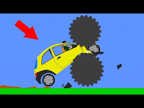 Видео: САМАЯ МОЩНАЯ АВАРИЯ! БЕЗУМНЫЙ КРАШ ТЕСТ ВЫШЕЛ ИЗ ПОД КОНТРОЛЯ! СИМУЛЯТОР РАЗРУШЕНИЯ МАШИН В Algodoo