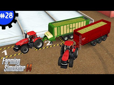 Видео: Силос как бизнес: Как заработать на заготовке в Farming Simulator 14! | Fs 14. #28
