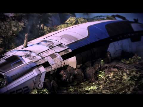 Видео: Mass Effect 3 уничтожение жнецов Шепард жив