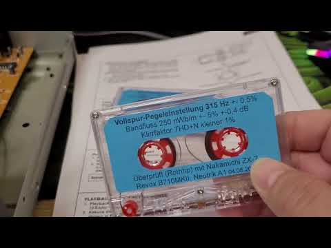 Видео: Настройки кассетных дек (Азимут, скорость, Playback)