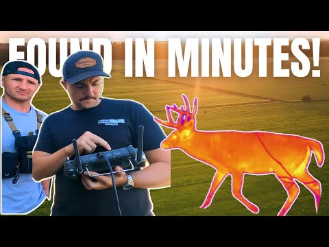 Видео: Я нашёл РАНЕНОГО оленя для подкаста HUNTR! | Спасение теплового дрона на полном солнце