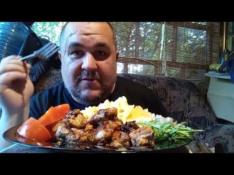 Видео: Обжор - шашлык сковородочный с овощами