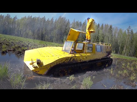 Видео: Болото победило БМП-1