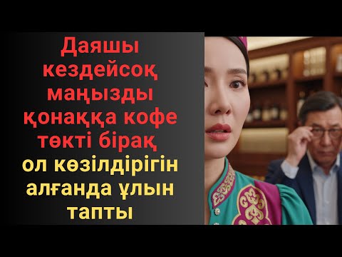 Видео: Даяшы кездейсоқ маңызды қонаққа кофе төкті бірақ ол көзілдірігін алғанда ұлын тапты