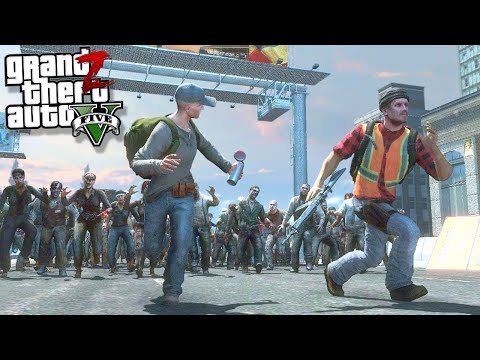 Видео: ОГРОМНАЯ ТОЛПА ЗОМБИ ПРОТИВ ВЫЖИВШИХ В ГТА 5 МОДЫ! ЗОМБИ АПОКАЛИПСИС ОБЗОР МОДА GTA 5! ГТА МОД MODS