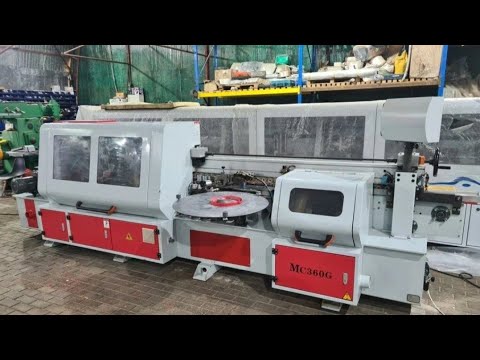 Видео: Кромкооблицовочный станок бу с прифуговкой MC 360G