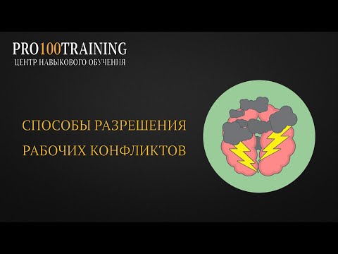 Видео: Способы разрешения рабочих конфликтов