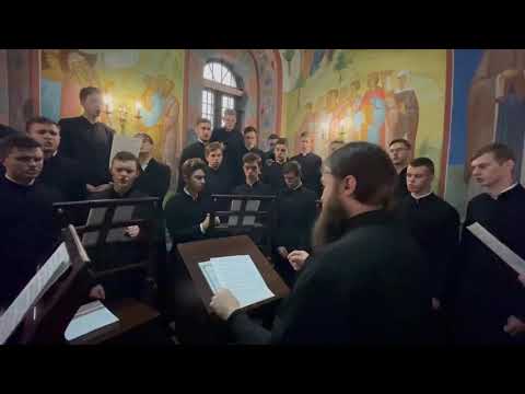 Видео: Во Царствии Твоем, муз. Костича | хор КДАиС, регент – архим. Леонтий (Тупкало)